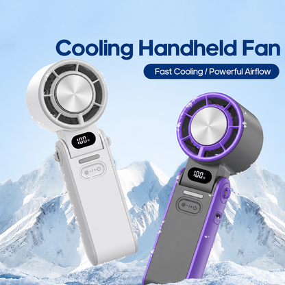Coolvia – ChillRelief Turbo Fan (Rechargeable 3600mAh 100-level Free Control High Speed Turbo Fan)